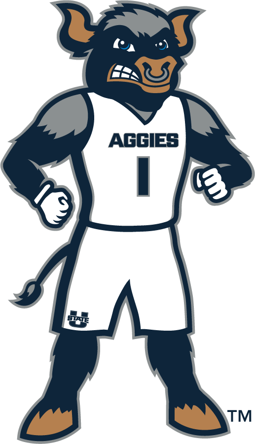 Utah State Aggies 2019-Pres Mascot Logo v2 iron on transfers for clothing